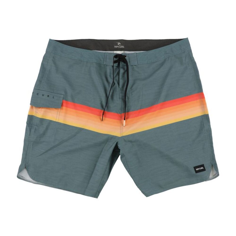 Rip Curl Mens Striped Swim Bottom Board Shorts, NWT
